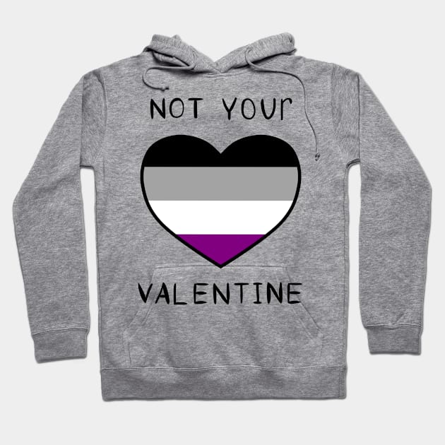 Asexual valentine's day Hoodie by Winsenta